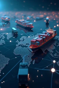 نقش بلاکچین در حمل و نقل بینالمللی
