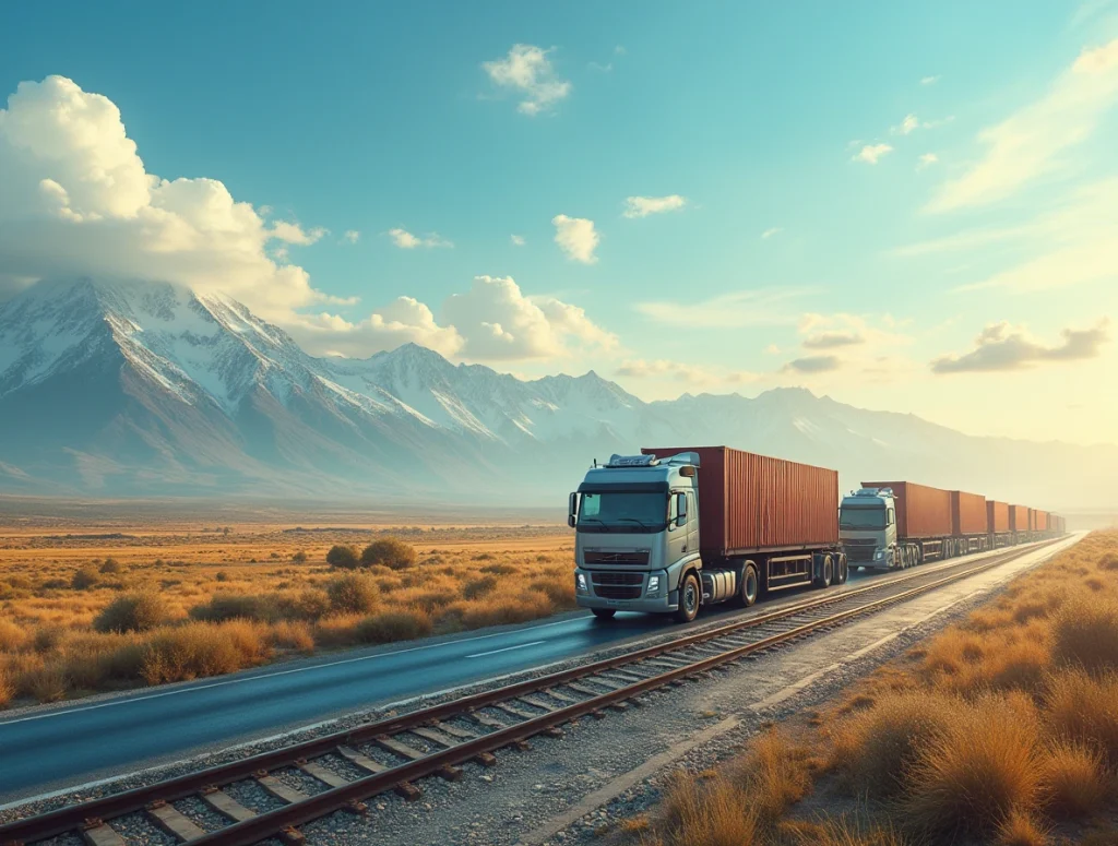چگونه حمل و نقل زمینی در تجارت بین المللی کمک می کند؟