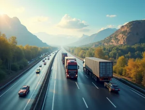 نقش کامیونهای بین المللی در زنجیره تامین جهانی