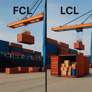 تفاوت FCL و LCL در حمل و نقل دریایی