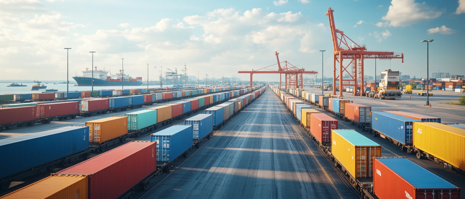 قطارهای حمل کالاهای کانتینری (Container Freight Trains)
