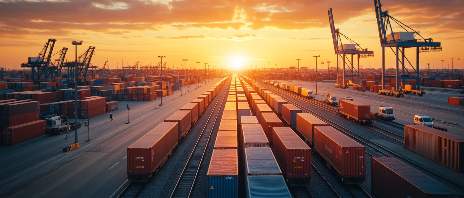 قطارهای حمل بارهای بین‌مدالی (Intermodal Freight Trains)